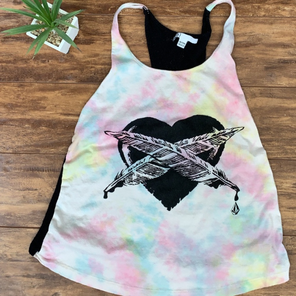 🌈 Volcom Feather Tie Dye Tank